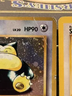 Snorlax Holo Japanese Pokemon Jungle #143 1997 + Snorlax English Non-holo HP - Image 4