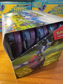 Pokemon TCG Ascended Heroes Mini Tin Unsealed Display 2 Of Each Pokemon - Image 1