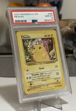 Pokemon Pikachu 008/034 CLC Holo #008 PSA 10 - Image 2