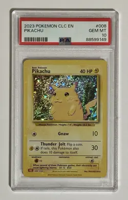 Pokemon Pikachu 008/034 CLC Holo #008 PSA 10 - Image 4