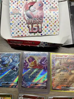 135 Pokemon TCG Japanese 151 Bundle - EX Holos, Pokeball Reverse holos - Image 4