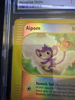 Aipom 67/147 Aquapolis 2003 Reverse Holo Pokemon CGC Mint 9 - Image 4