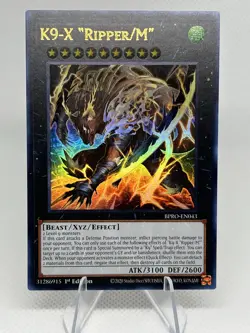 K9-X "Ripper/M" 1st Edition Ultra Rare BPRO-EN043 Yu-Gi-Oh! - Image 1