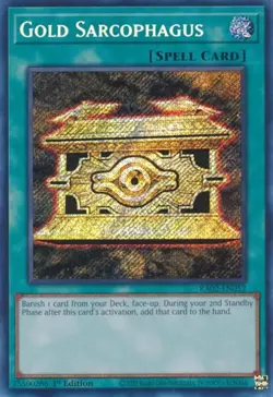 Gold Sarcophagus - RA02-EN052 - Secret Rare - 1st Edition Near Mint Yugioh Card - Image 1