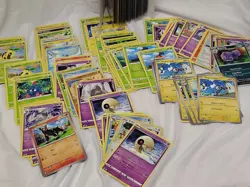 Ash's Pikachu SM109 Black Star Promo 2017 Pokemon Card Plus 100+ Random Cards - Image 4