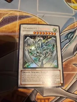 Yu-Gi-Oh Stardust Dragon Limited Edition Secret Rare Card CT05-EN001 - Image 1