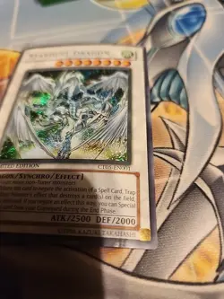 Yu-Gi-Oh Stardust Dragon Limited Edition Secret Rare Card CT05-EN001 - Image 4