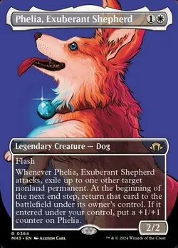 Mint/Near-Mint, English - 1 x MTG Phelia, Exuberant Shepherd - Borderless Modern - Image 1