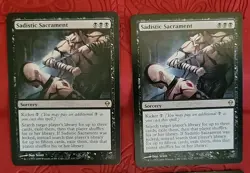 MTG Sadistic Sacrament x4 NM ~Zendikar (Magic the Gathering)*Free Shipping* - Image 3