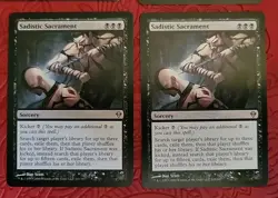 MTG Sadistic Sacrament x4 NM ~Zendikar (Magic the Gathering)*Free Shipping* - Image 4
