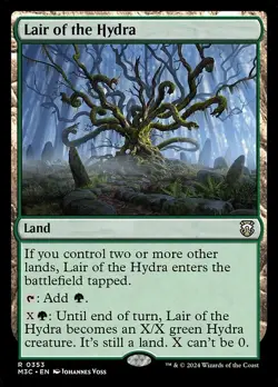 MTG - 4 x Lair of the Hydra - Modern Horizons 3 Commander - Playset 4x x4 - Image 2
