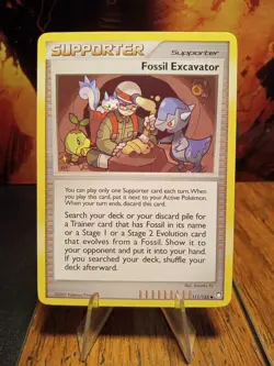 2007 Pokemon Mysterious Treasures Fossil Excavator #111 VLP - Image 1