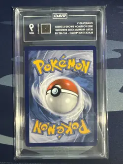 2022 POKEMON SWORD & SHIELD BLACK STAR PROMO SWSH260 CHARIZARD V ALT ART TAG 9 - Image 2
