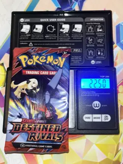 (VERY HEAVY) 22.50g Pokemon TCG Destined Rivals Booster Pack (SEALED)✅ - Image 1
