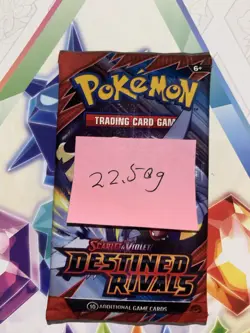 (VERY HEAVY) 22.50g Pokemon TCG Destined Rivals Booster Pack (SEALED)✅ - Image 2