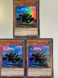 Yugioh Steam Synchron BLAR-EN064 Ultra Rare NM x2 - Image 1