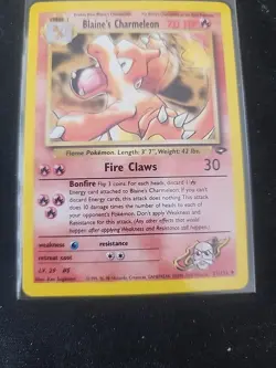 🔥 BLAINE’S CHARMELEON - GYM CHALLENGE - 31/132 - MINT VINTAGE POKEMON CARD 🔥 - Image 3