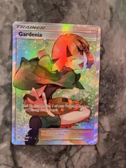 Pokemon Gardenia Ultra Prism Full Art SM Holo Card 149/156 Ultra Rare NM - Image 1