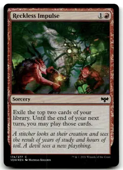 Reckless Impulse Innistrad: Crimson Vow FOL MTG - Image 1