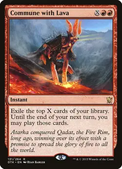Dragons of Tarkir Commune with Lava MTG Magic the Gathering NM - Image 1