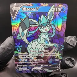 Pokemon Glaceon Stain Glass Holo Read Description - Image 1