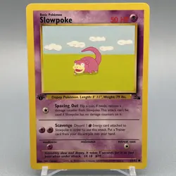 Slowpoke 55/62 - Fossil - 1st Edition - Pokemon TCG - Image 2