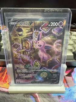 Espeon V SR 081/069 S6a Eevee Heroes Pokemon TCG Korean - NM - Image 1