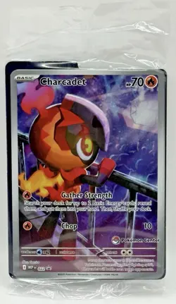 Charcadet 022 Sealed Black Star Promo - Pokemon Center Stamped - Image 1