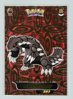 Pokemon Alpha Omega Dark Shadow Set- GROUDON #06 *GOLD HOLO* - Image 1