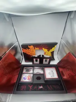 Pokemon Team Rockets Moltres EX UPC Empty box with Accessories NO PACKS NO PROMO - Image 1