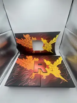 Pokemon Team Rockets Moltres EX UPC Empty box with Accessories NO PACKS NO PROMO - Image 2