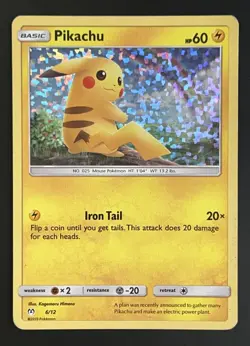 Pokemon TCG Pikachu 6/12 McDonald’s Promo 2019 - Image 1