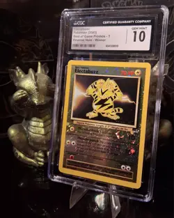 ✨2003 Pokemon Electabuzz Best Of Game WINNER Reverse Holo CGC / PSA 10 ✨ - Image 2