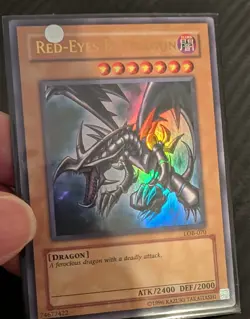 YuGiOh Red-Eyes B. Dragon LOB-070 unlimited Ultra Rare NA - Image 1