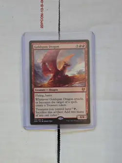 Goldspan Dragon – Kaldheim (KHM) 139/285 – Rare – MTG Magic the Gathering – NM - Image 1