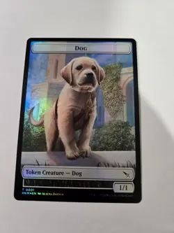 Thopter Dog Token Foil Karlov Manor MTG MKM - Image 1
