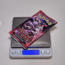 Very Heavy! 22.66g Pokemon Destined Rivals Booster Pack - Factory Sealed - Image 1