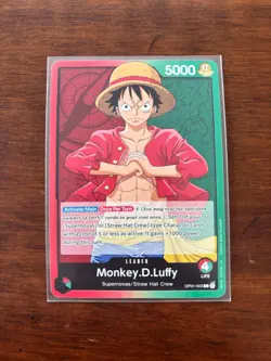 One Piece TCG: Monkey.D.Luffy OP01-003 Leader Pre Eratta - Image 1