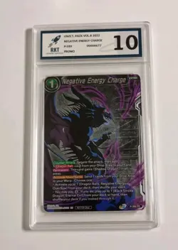 Dragon Ball Super Winner Promo Negative Energy Charge P-389 RKT 10 Graded 2022 - Image 1
