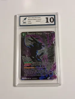 Dragon Ball Super Winner Promo Negative Energy Charge P-389 RKT 10 Graded 2022 - Image 2