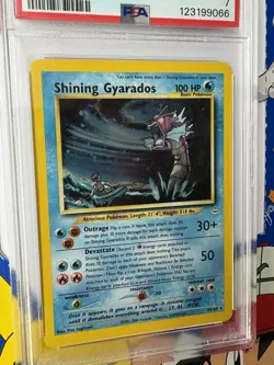 Pokemon TCG Shining Gyarados Holo Card Neo Revelation 65/64 PSA 7 - Image 3