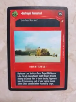 Destroyed Homestead - Star Wars CCG card (Decipher) - Image 1