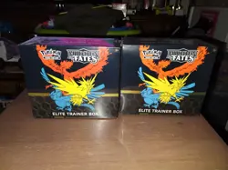 Lot Of 2 Pokemon Sun & Moon Hidden Fates Elite Trainer Boxes - Factory Sealed - Image 1