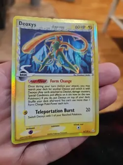 Pokemon Deoxys EX Holon Phantoms 6/110 Delta Species Rare Lightning HP 60 EN - Image 1