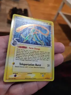 Pokemon Deoxys EX Holon Phantoms 6/110 Delta Species Rare Lightning HP 60 EN - Image 2