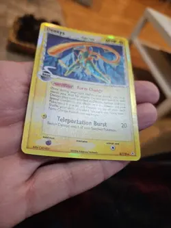 Pokemon Deoxys EX Holon Phantoms 6/110 Delta Species Rare Lightning HP 60 EN - Image 3
