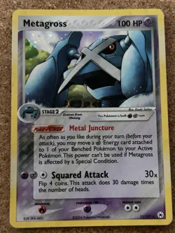 Pokemon TCG Metagross EX Hidden Legends 11/101 Regular Rare - Image 1