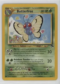 Butterfree Pokemon Southern Islands Collection #9 2001 - Image 1