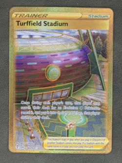 Turffield Stadium 234/203 Pokemon TCG Secret Rare SWSH07: Evolving Skies NM - Image 1
