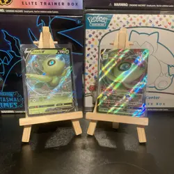 Pokemon TCG Celebi v and VMAX Chilling Reign Holos 007/198 and 008/198 - Image 1